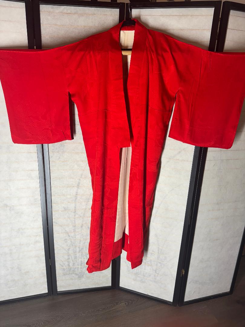 Red 52" Kimono